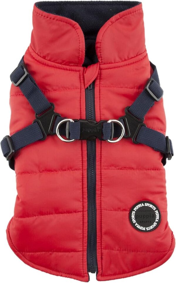 Puppia Authentic Mountaineer II Winter Vest, Large, Red