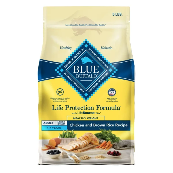 Blue Buffalo Life Protection Formula Healthy Weight Adult Dry Dog Food 5-lb Bag